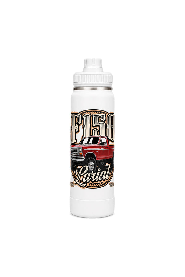 Garrafa Térmica T-Rex Lift F150 Lariat Branca 800ML