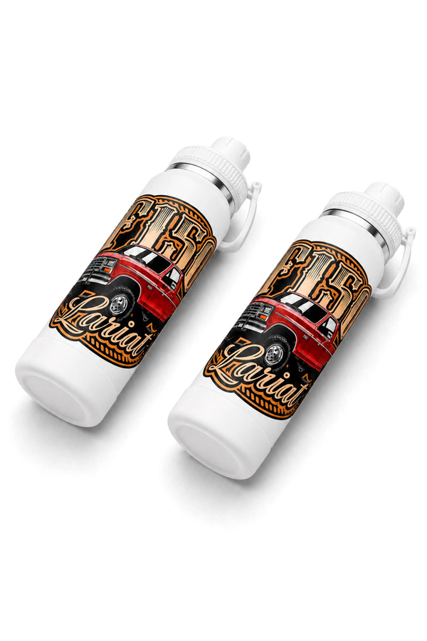 Garrafa Térmica T-Rex Lift F150 Lariat Branca 800ML
