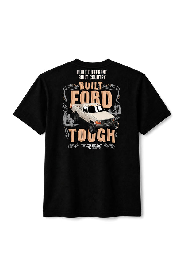 Camiseta T-Rex Lift F1000 Tempestade preta adulto vista de costas